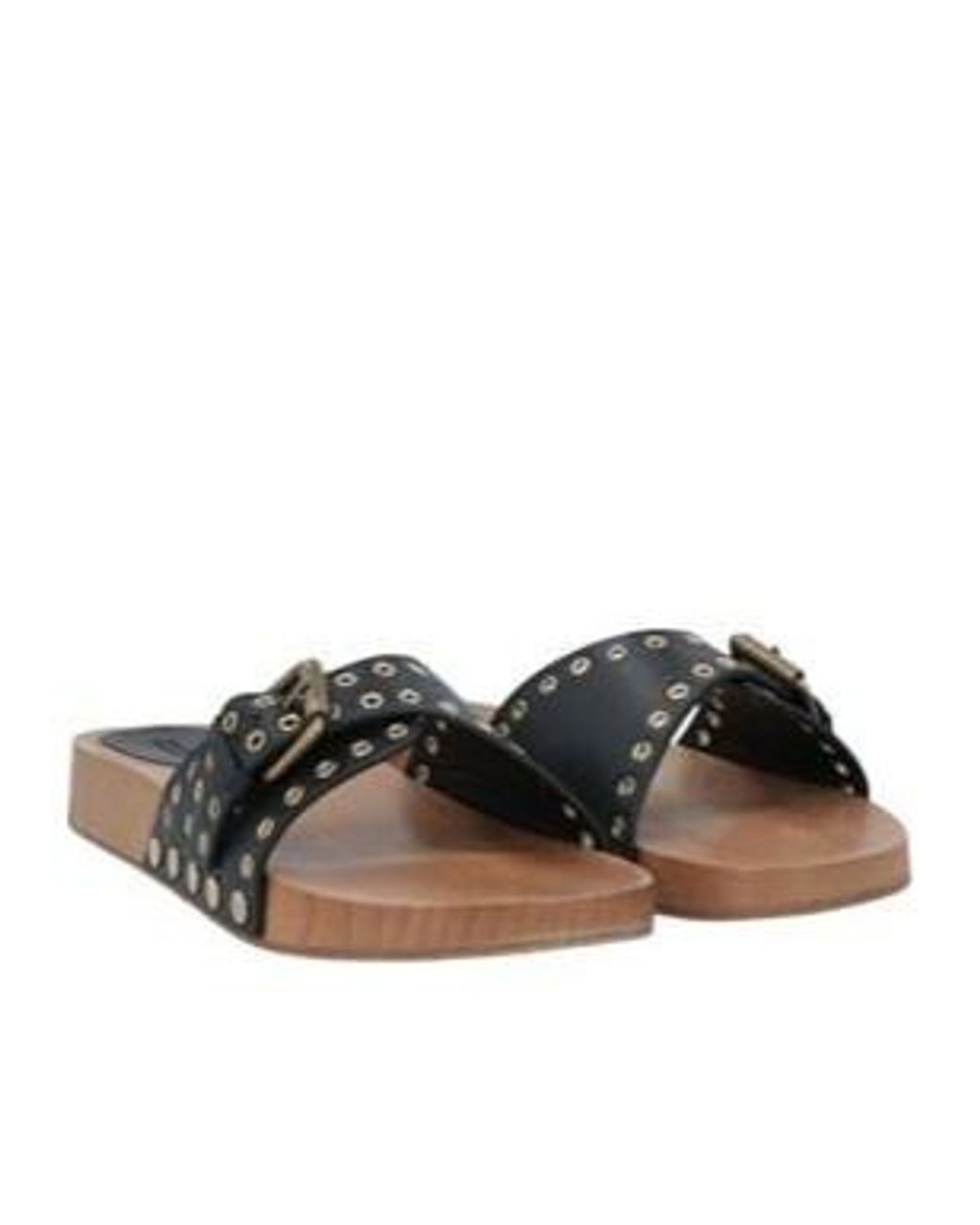 Isabel Marant Brown Leather Flat Sandals