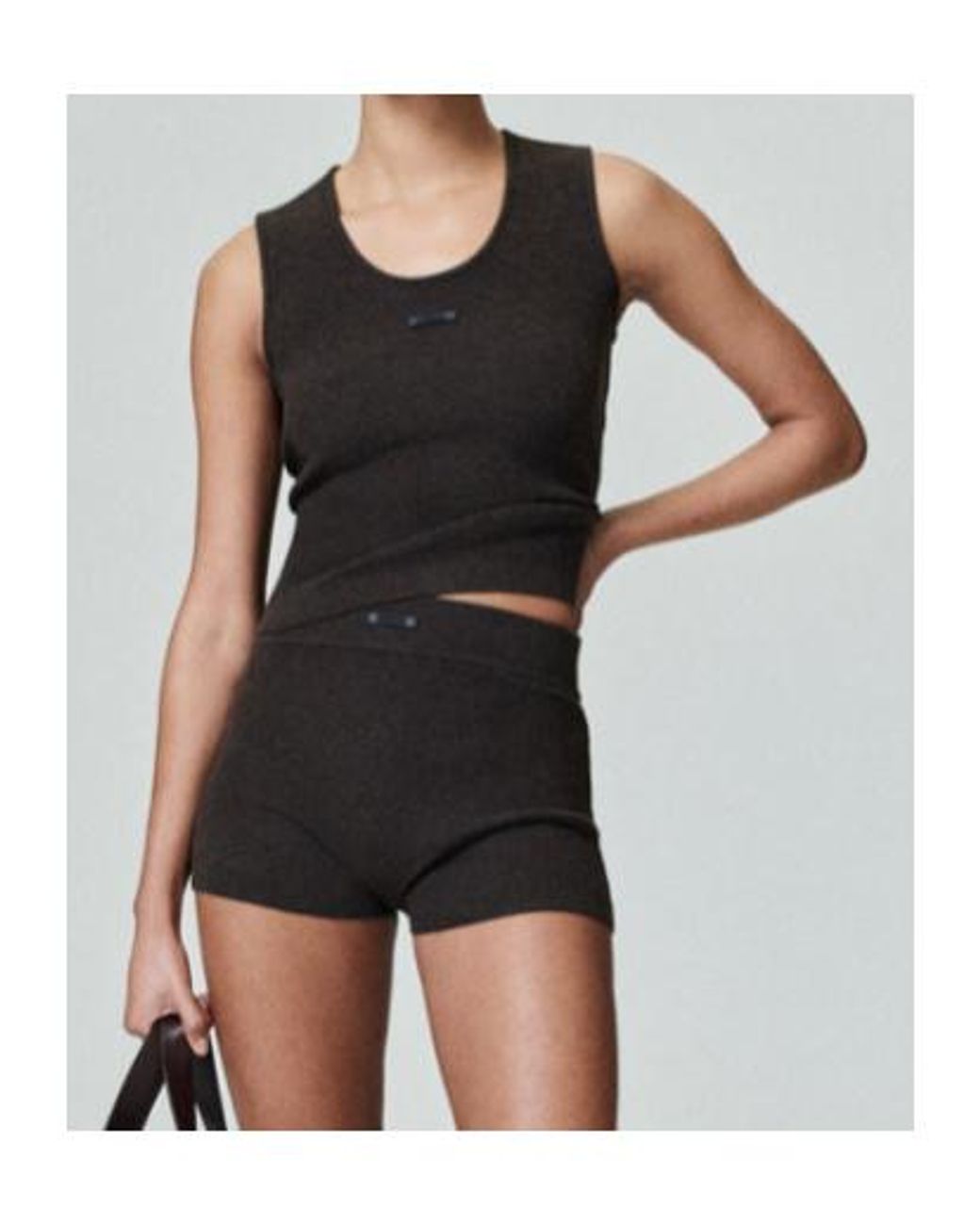 Fear Of God Green Logo Patch Ribbed Tank