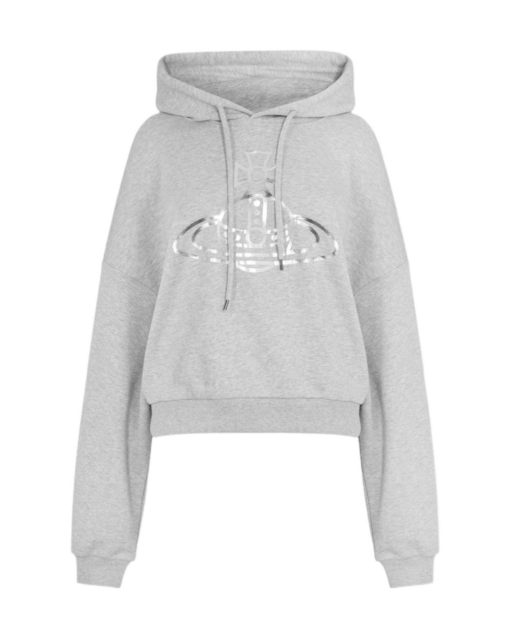 Vivienne Westwood Gray Hooded Sweatshirt