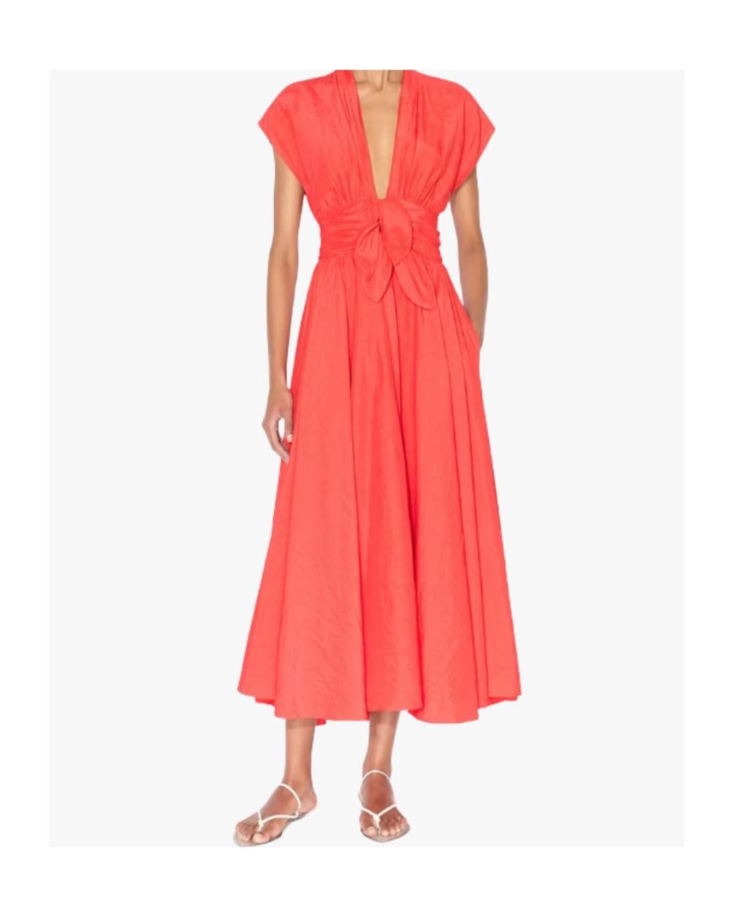 Alaïa Red Sleeveless Dress