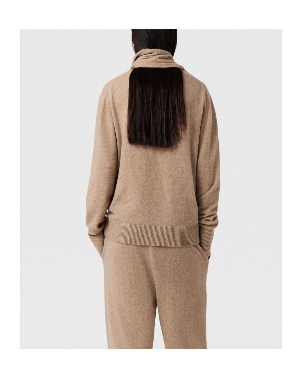 Stella McCartney Natural Sash-Detailed Crewneck Jumper