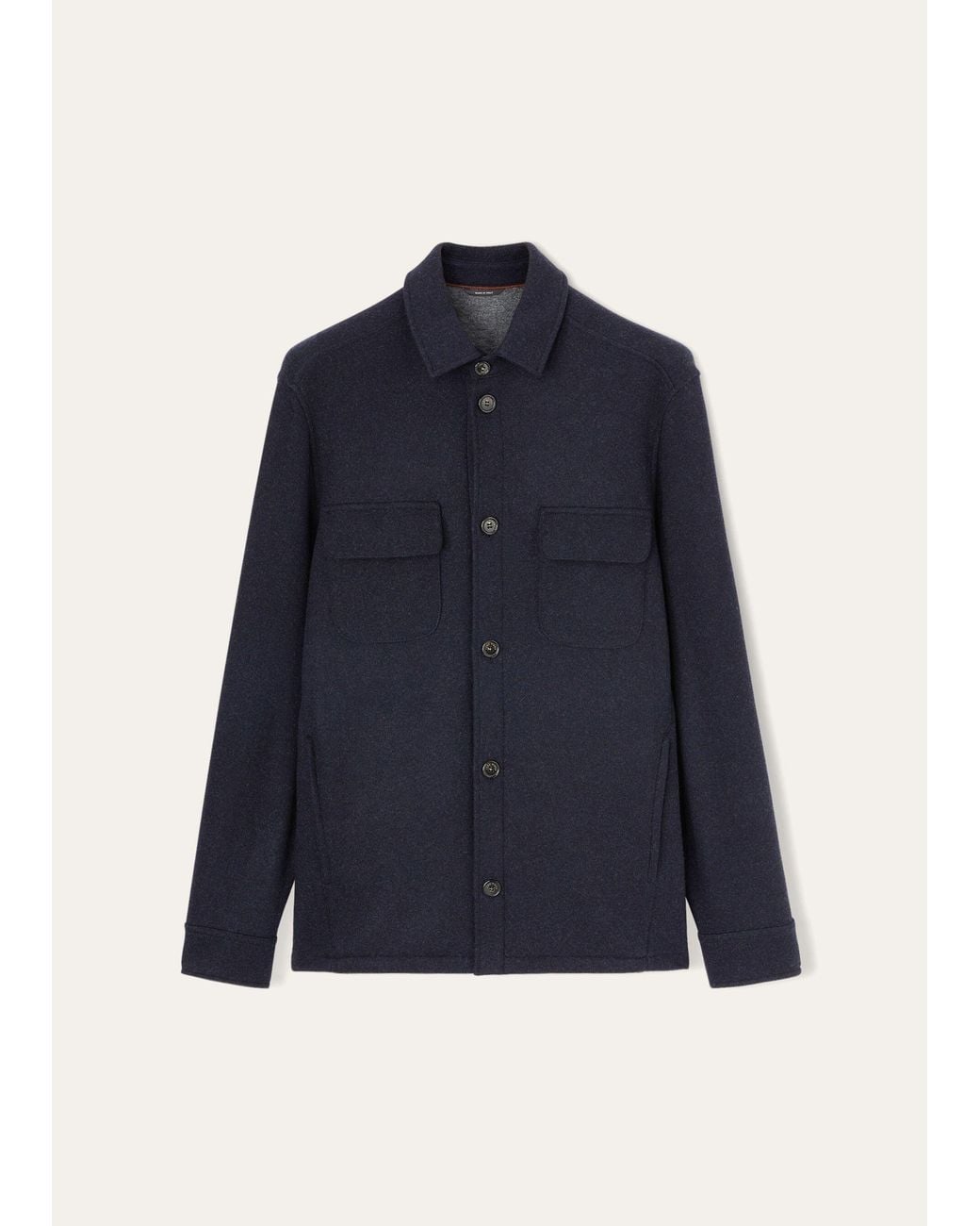 Loro Piana Blue Buttoned Pocket Jacket for men