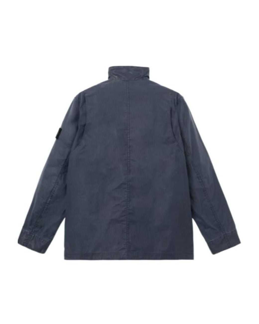 Stone Island Blue High Neck Field Jacket for men