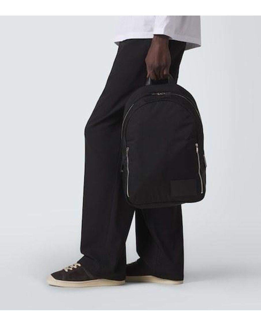 Jil Sander Black Urban Backpack for men