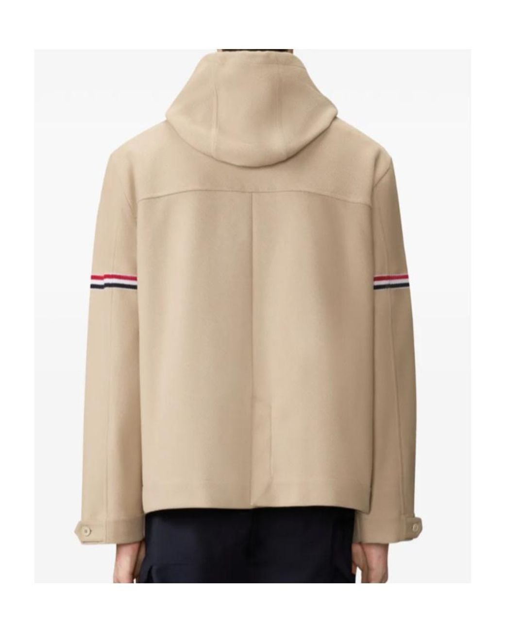 Thom Browne Natural Armband Oversized Parka for men