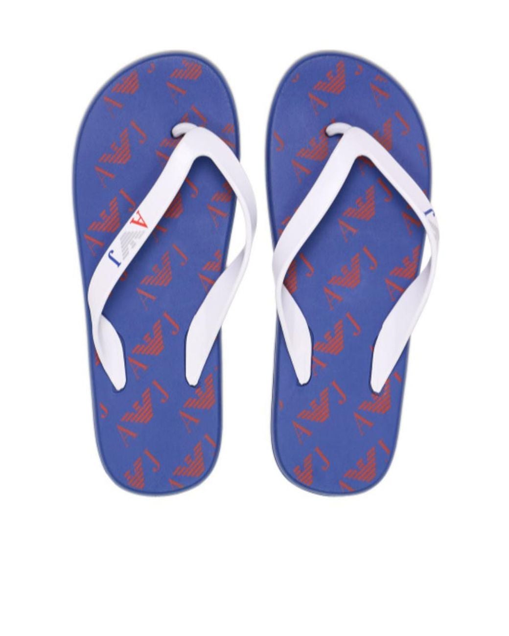 Armani Jeans Blue Logo Detail Sandals for men