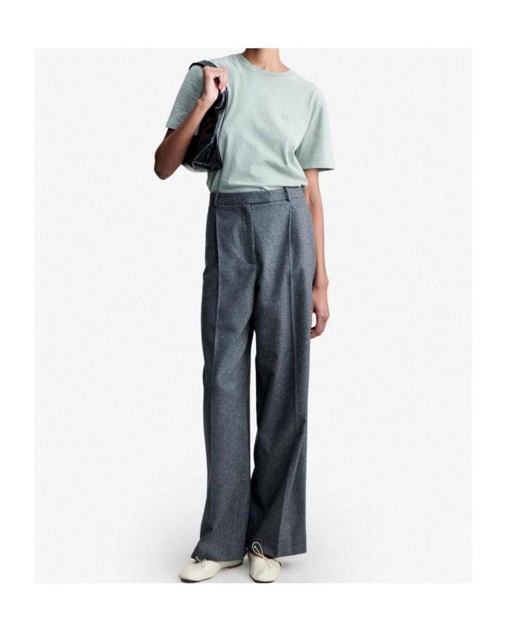 A.P.C. Green Logo-Print Cotton T-Shirt