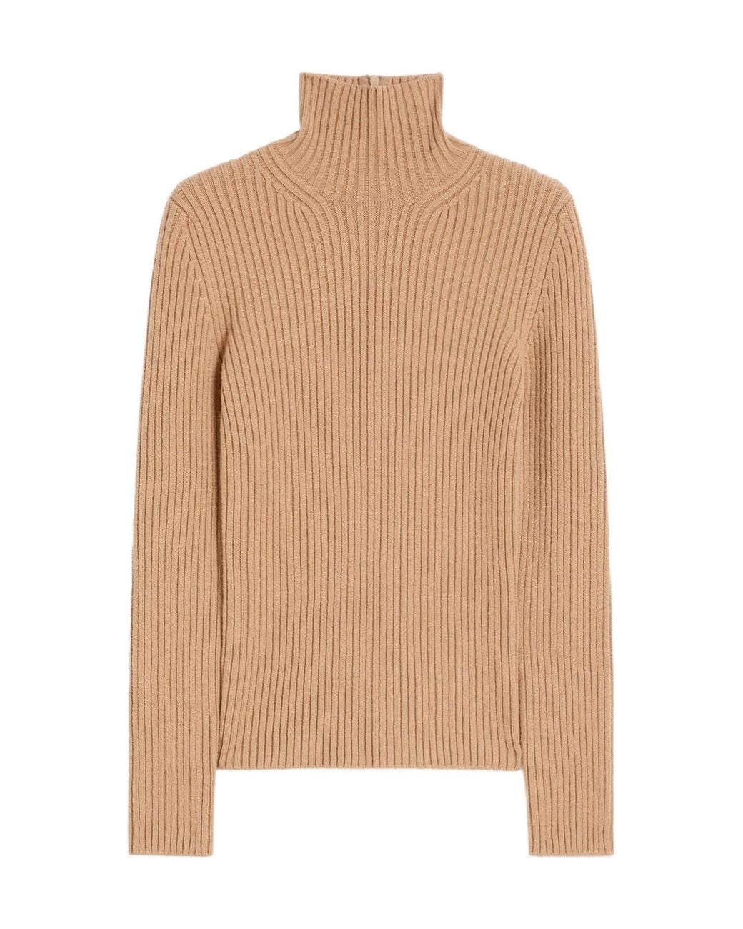 Max Mara Natural Aral High-Neck Jumper