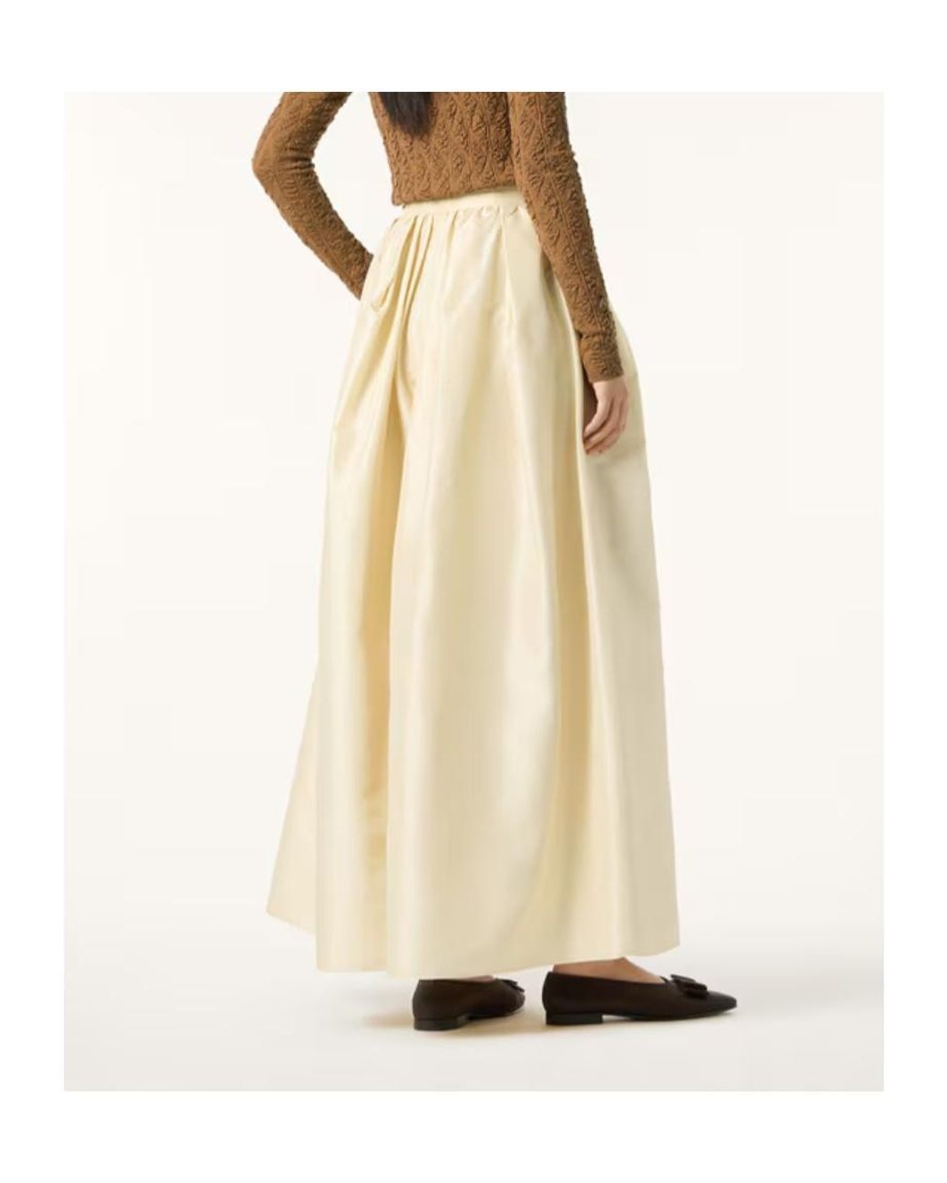Loro Piana Natural Wide Leg Trousers