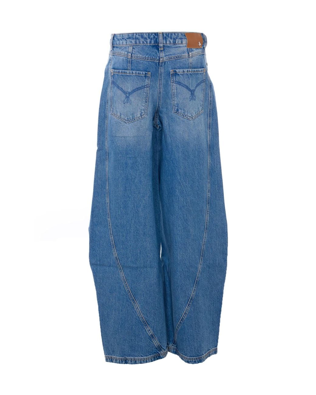 Patrizia Pepe Blue Wide Leg Jeans