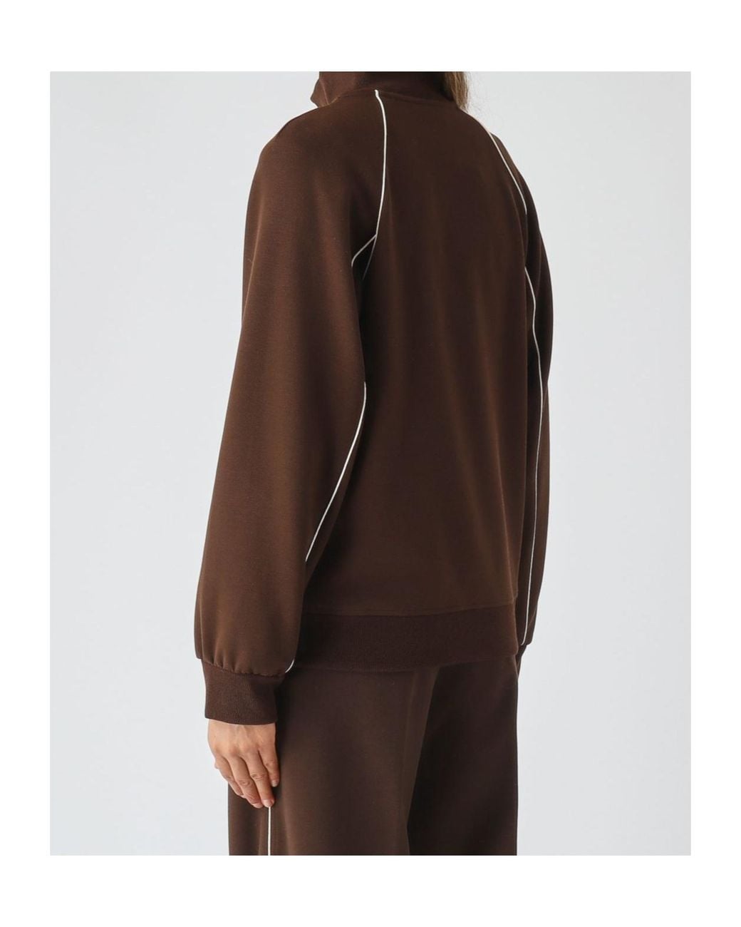Max Mara Brown Mmllembo Zip-Fastening Long-Sleeve Jacket