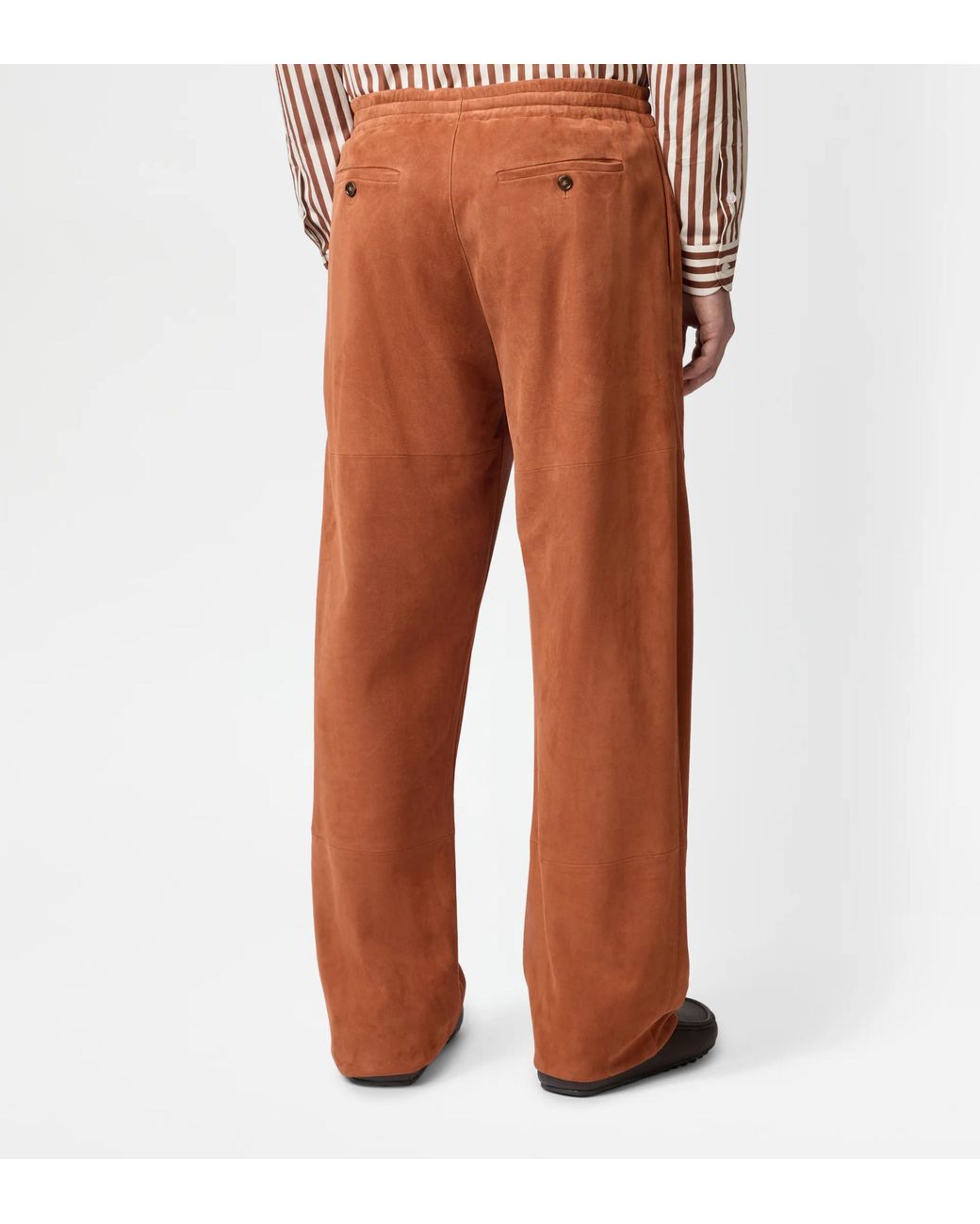 Tod's Brown Drawstring Casual Pants for men