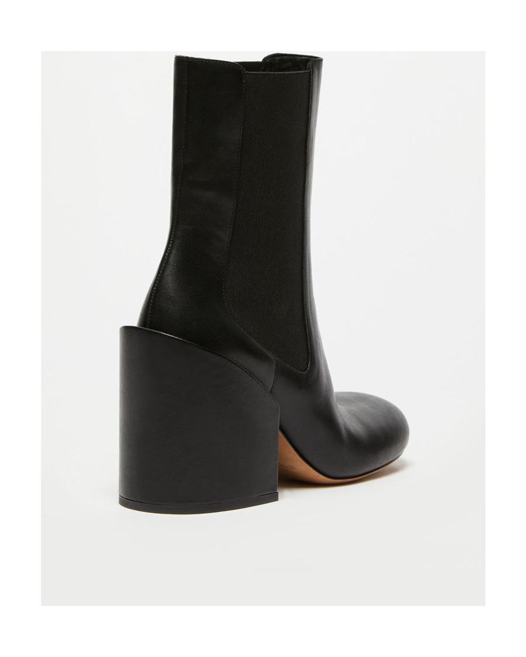 Sportmax Black Etra Heeled Ankle Boots