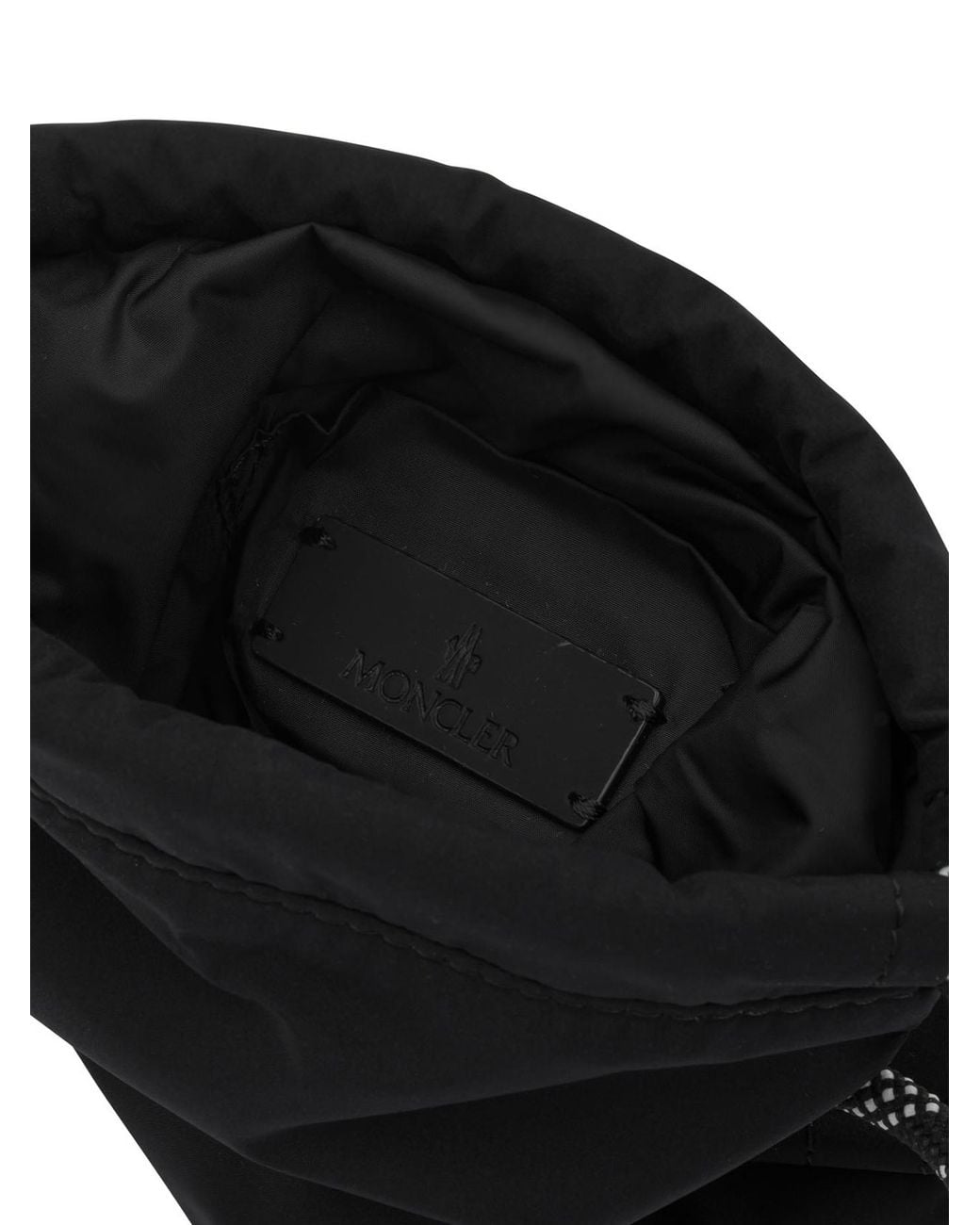 Moncler Black Makaio Small Shoulder Bag for men