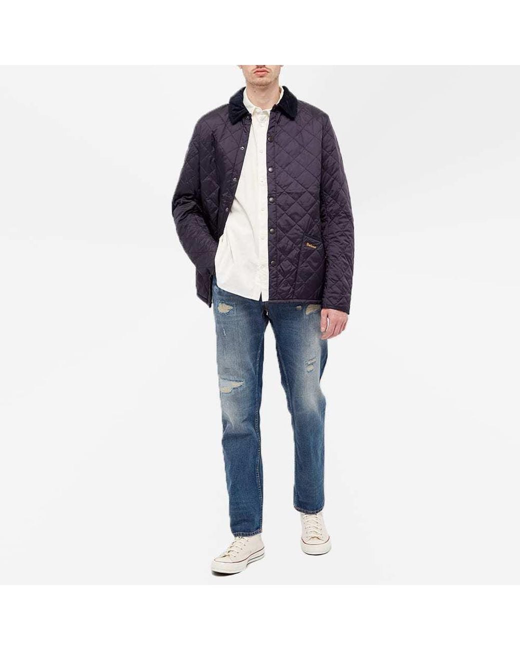 Barbour Blue Heritage Liddesdale Quilted Jacket for men