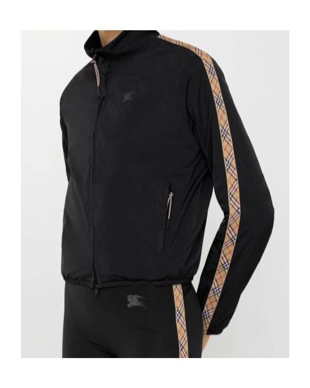 Burberry Black Reversible Stretch Jacket