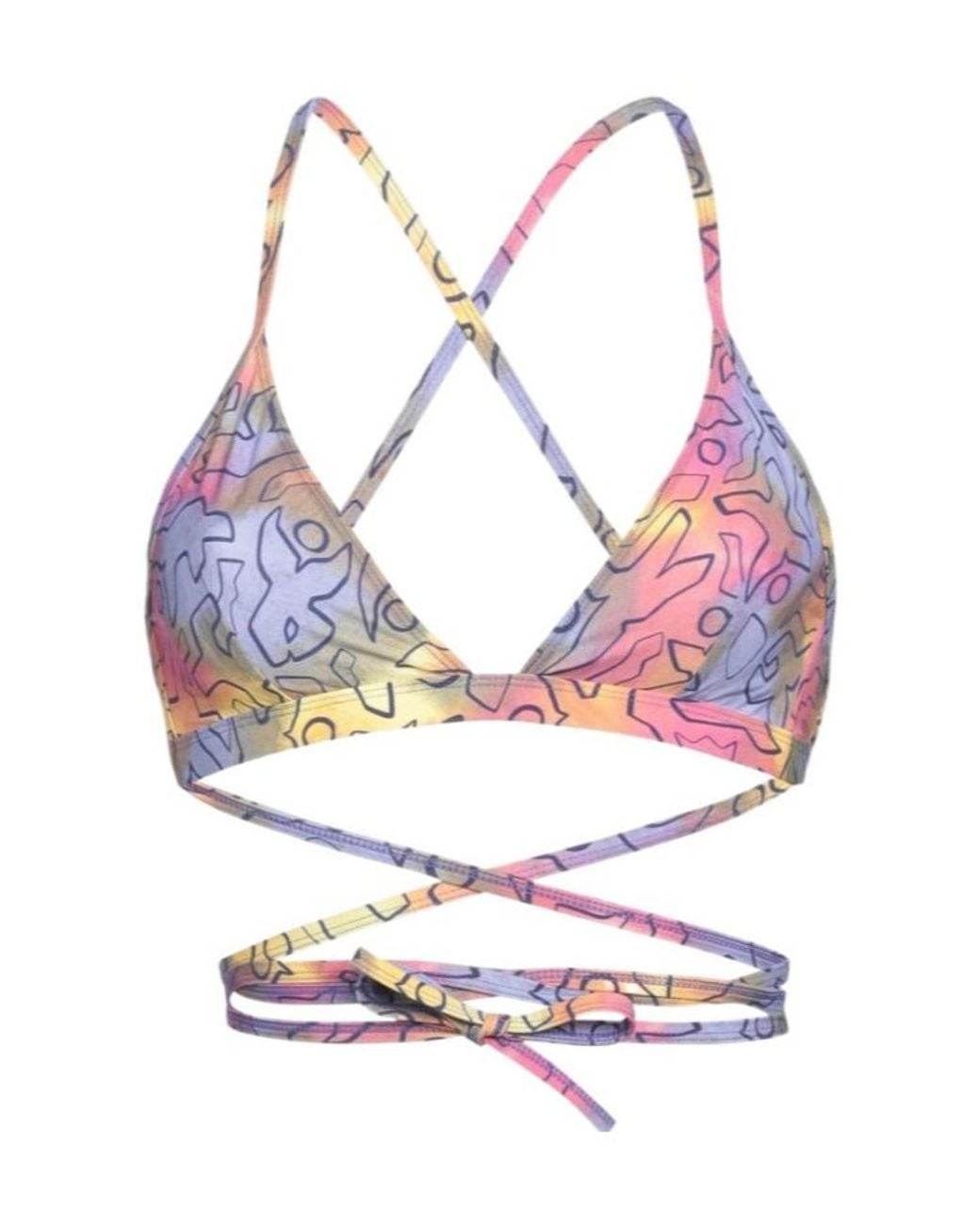 Isabel Marant Gray Triangle Bikini Top