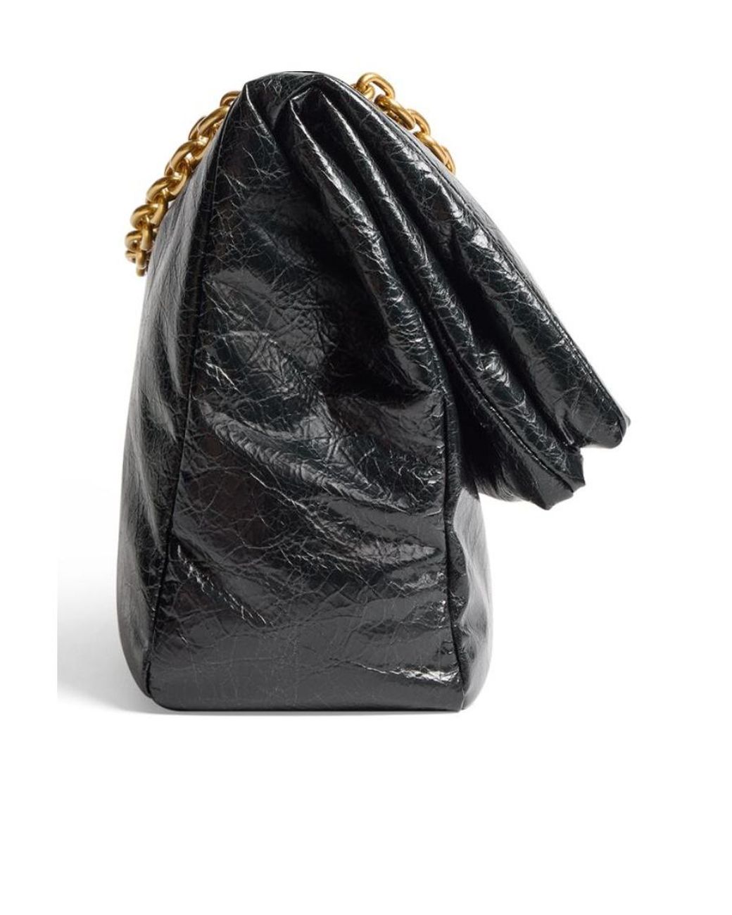Balenciaga Black Monaco Medium Chain Shoulder Bag