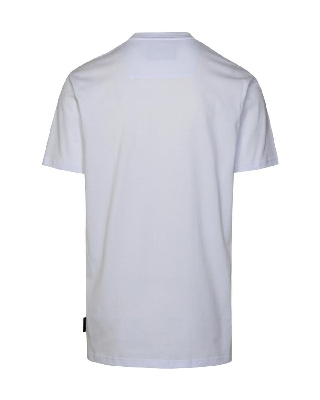 Philipp Plein Blue Logo Patch Creweneck T-Shirt for men