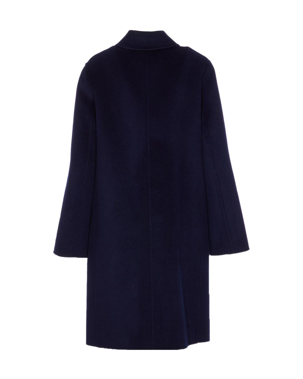 Tory Burch Blue Reversible Buttoned Coat