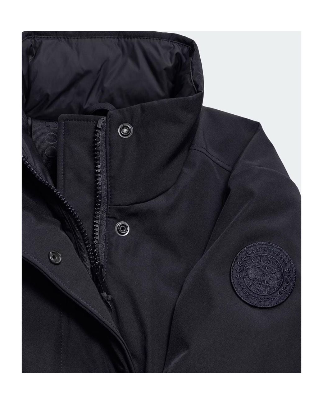Canada Goose Blue Padded Hooded Jacket