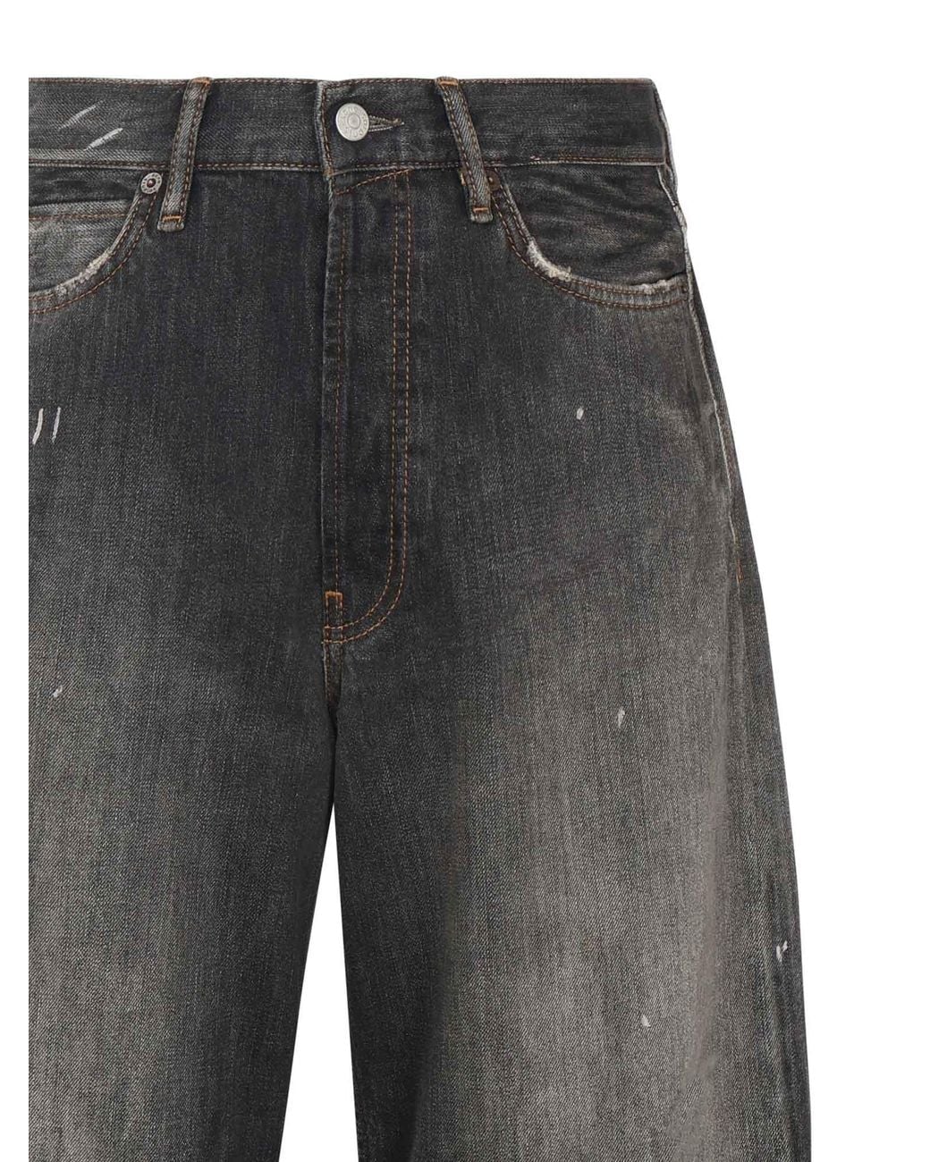Acne Gray 1981 Loose Fit Jeans for men