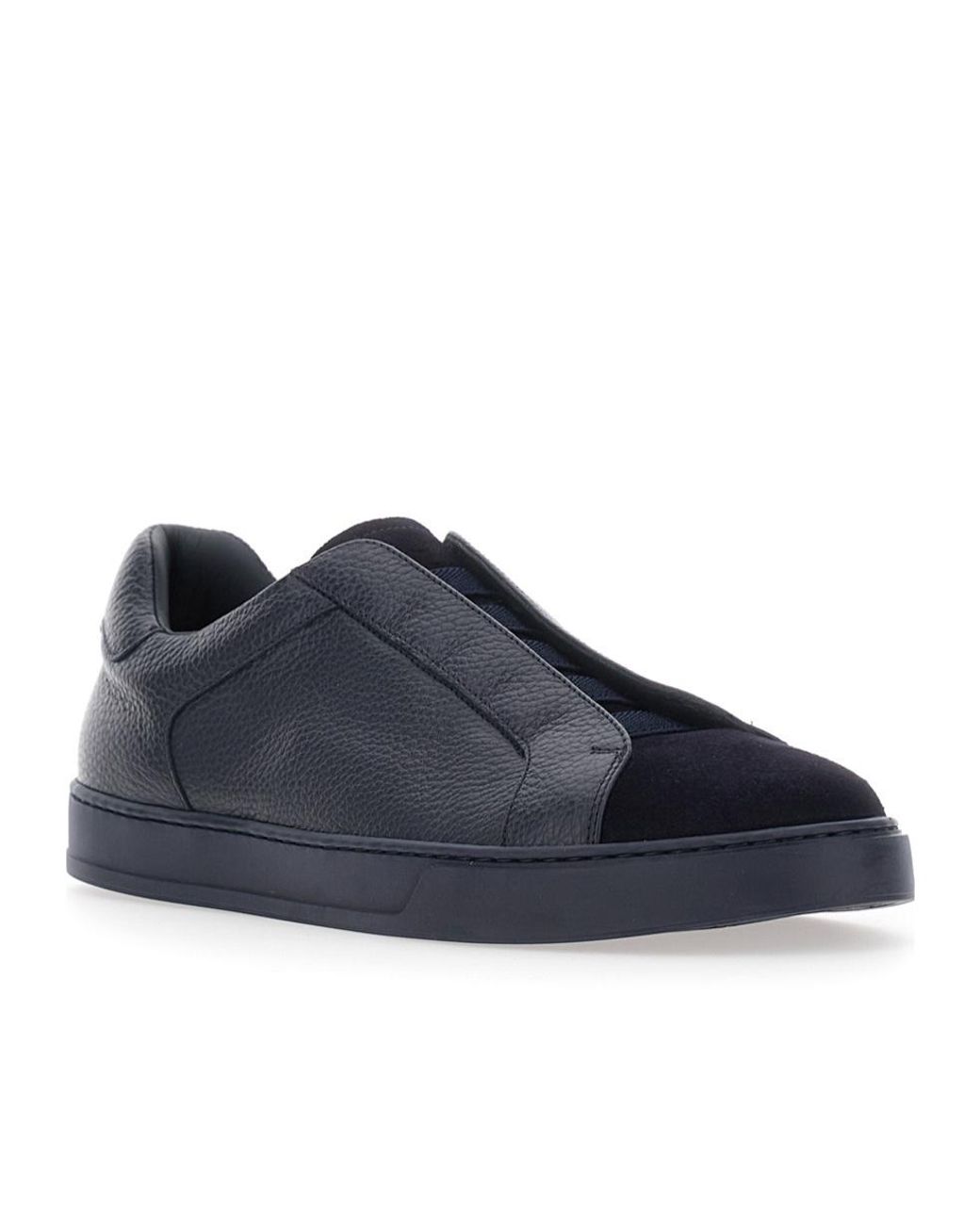 Doucal's Blue Spencer Slip-On Sneakers for men