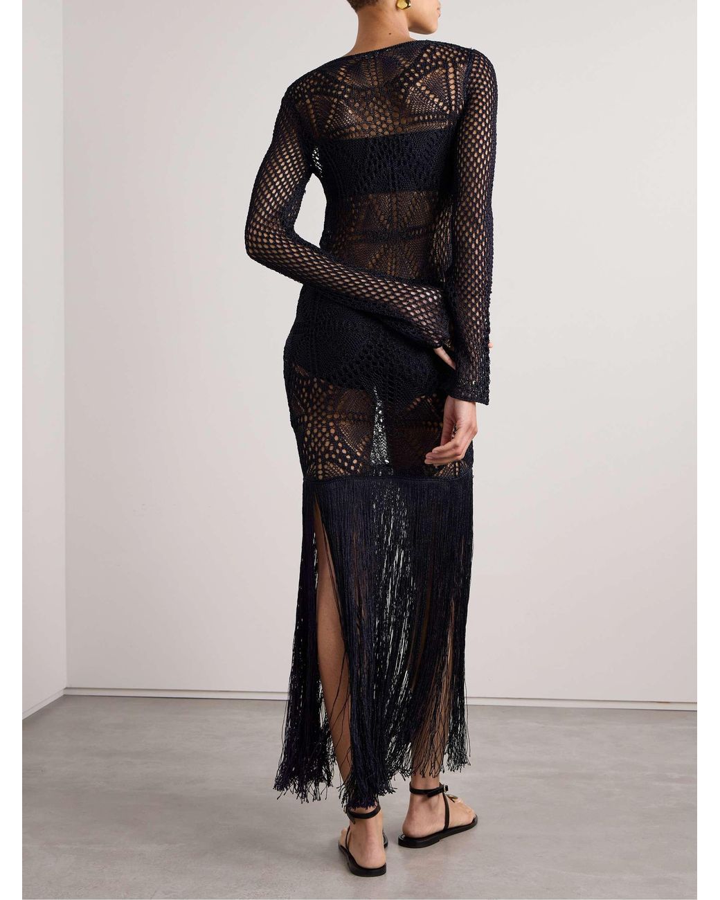 Stella McCartney Blue Fraser Crocheted Dress