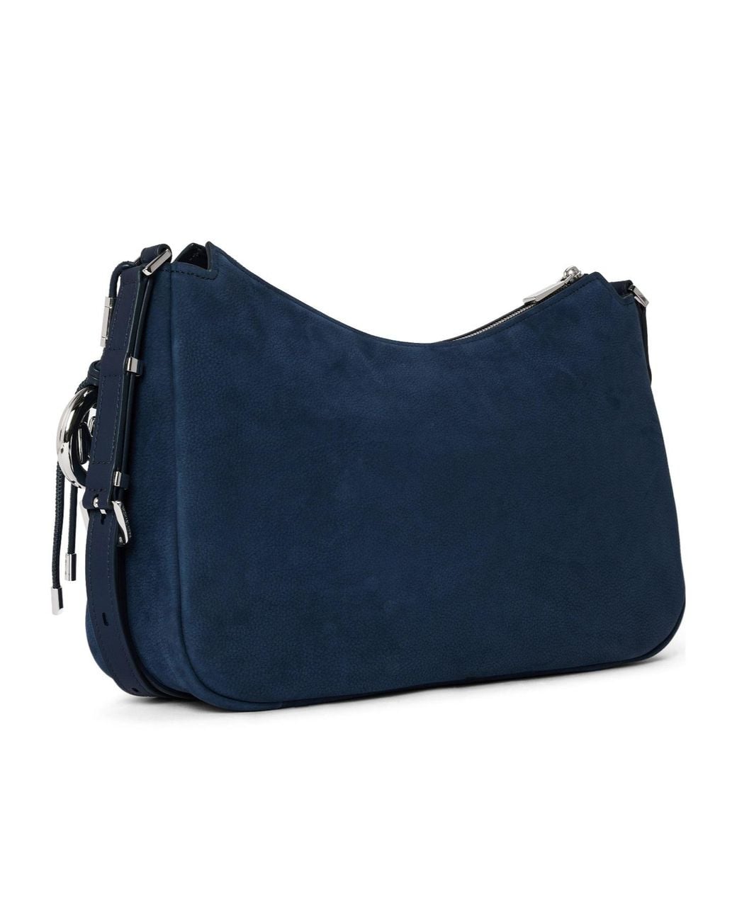 MICHAEL Michael Kors Blue Arc-Shaped Single-Shoulder Bag