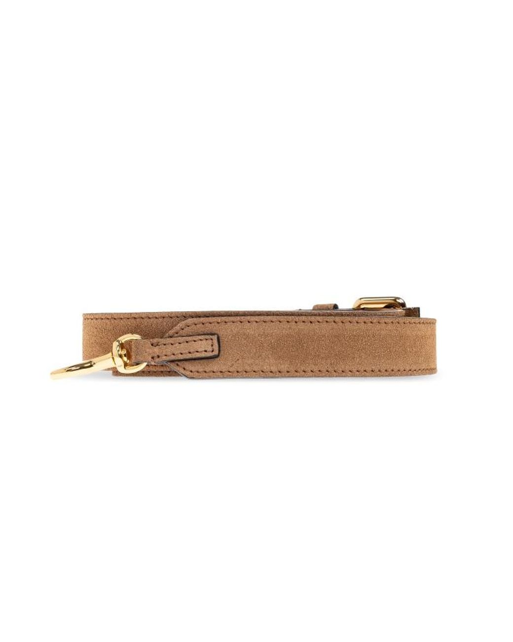 Moschino Brown Logo Embossed Top Handle Bag