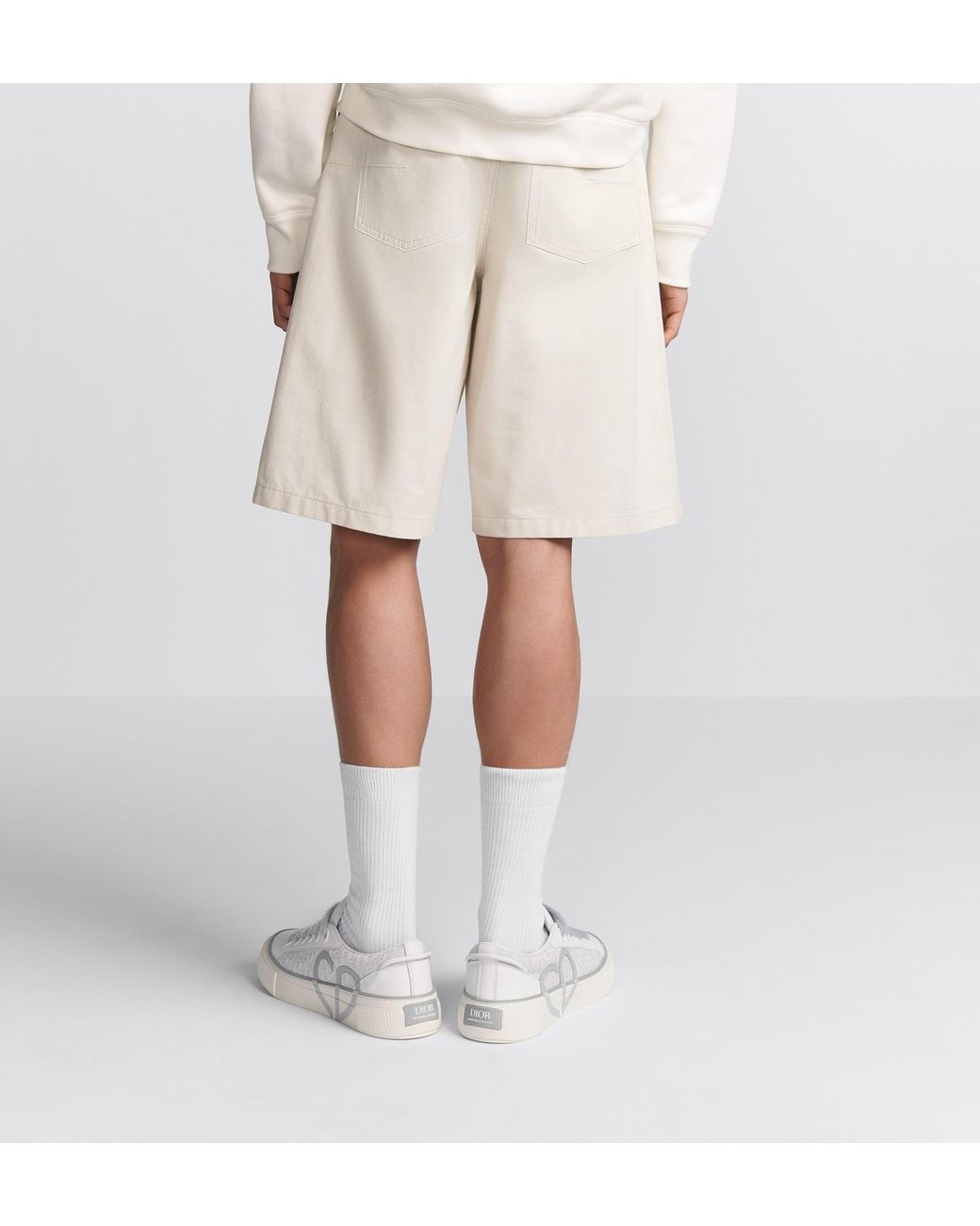 Dior Natural Homme Button Detailed Bermuda Shorts for men