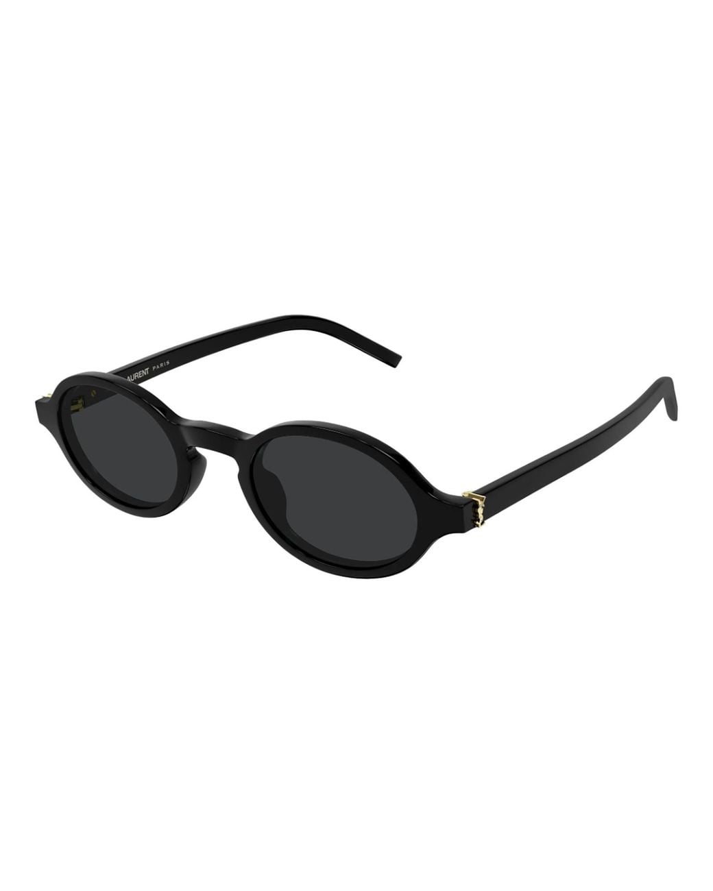 Saint Laurent Black Eyewear Oval Frame Sunglasses for men