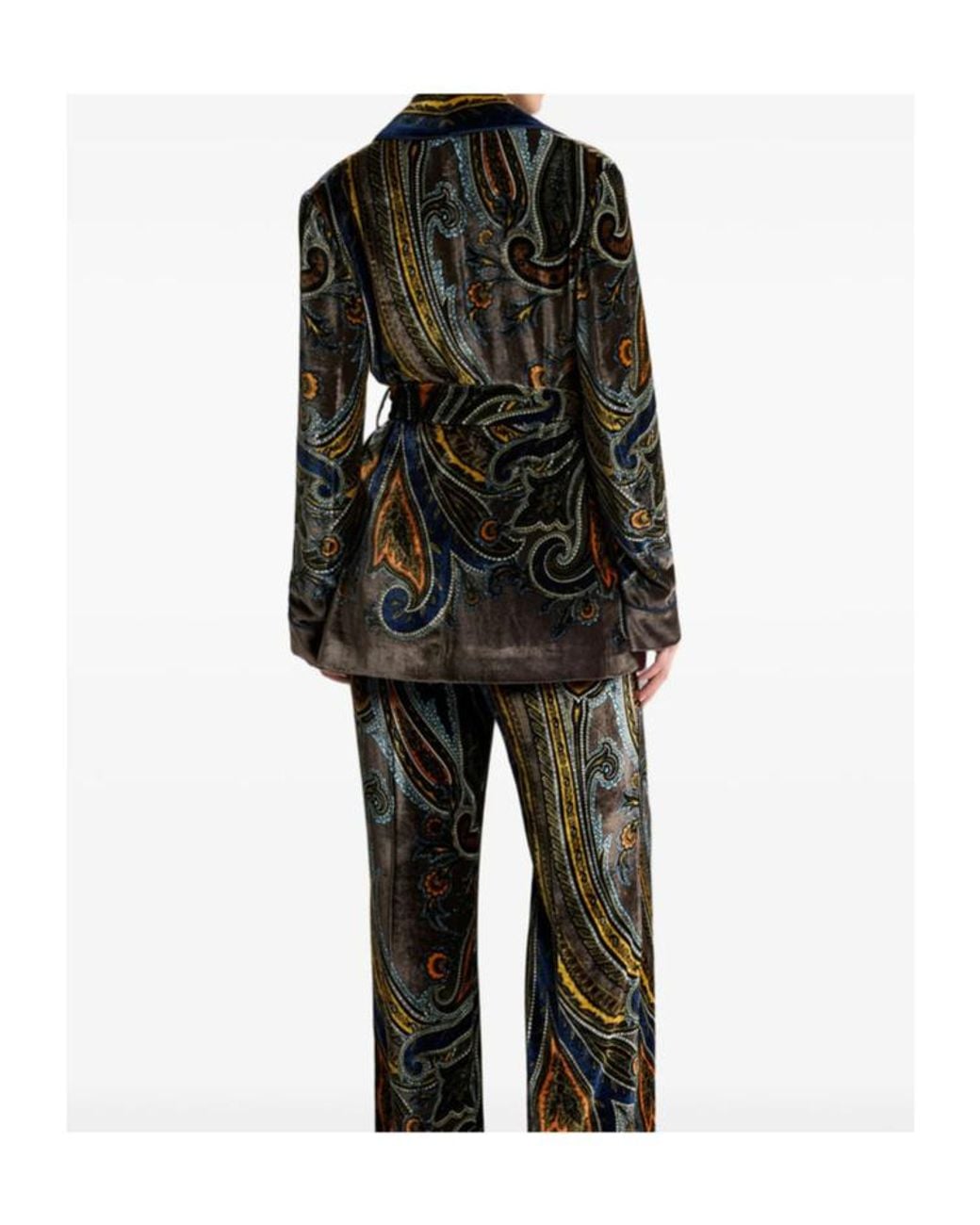 Etro Black Long-Sleeve Blazer
