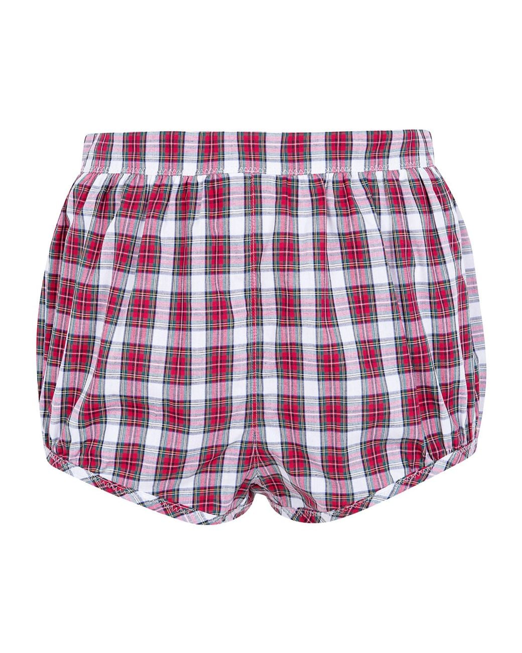 N°21 Red Checked Shorts