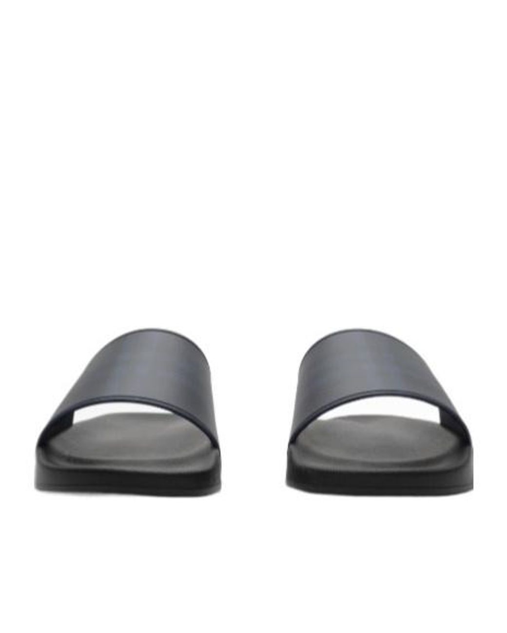Burberry Multicolor Checked Slip-On Slides for men