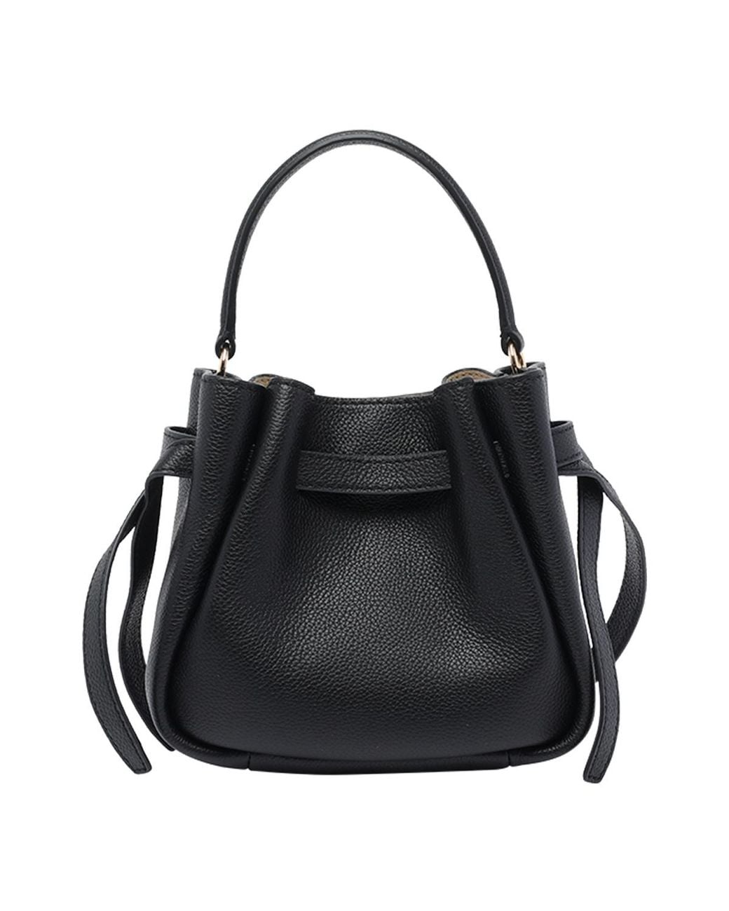 Tory Burch Black トリーバーチ ロミー ミニ バケットバッグ