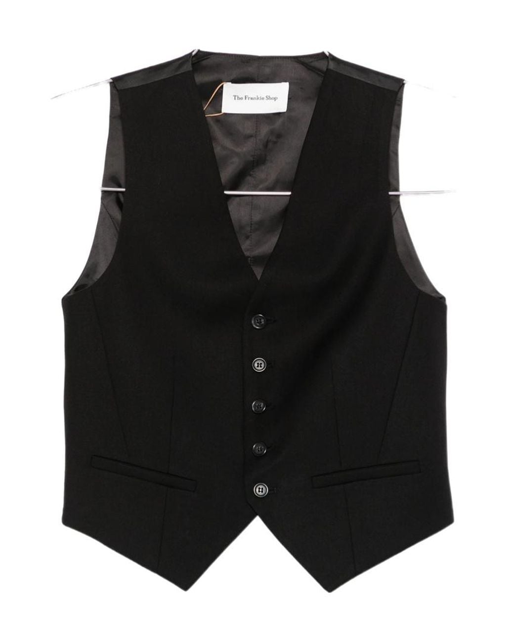 Frankie Shop Black Gelso Waistcoat
