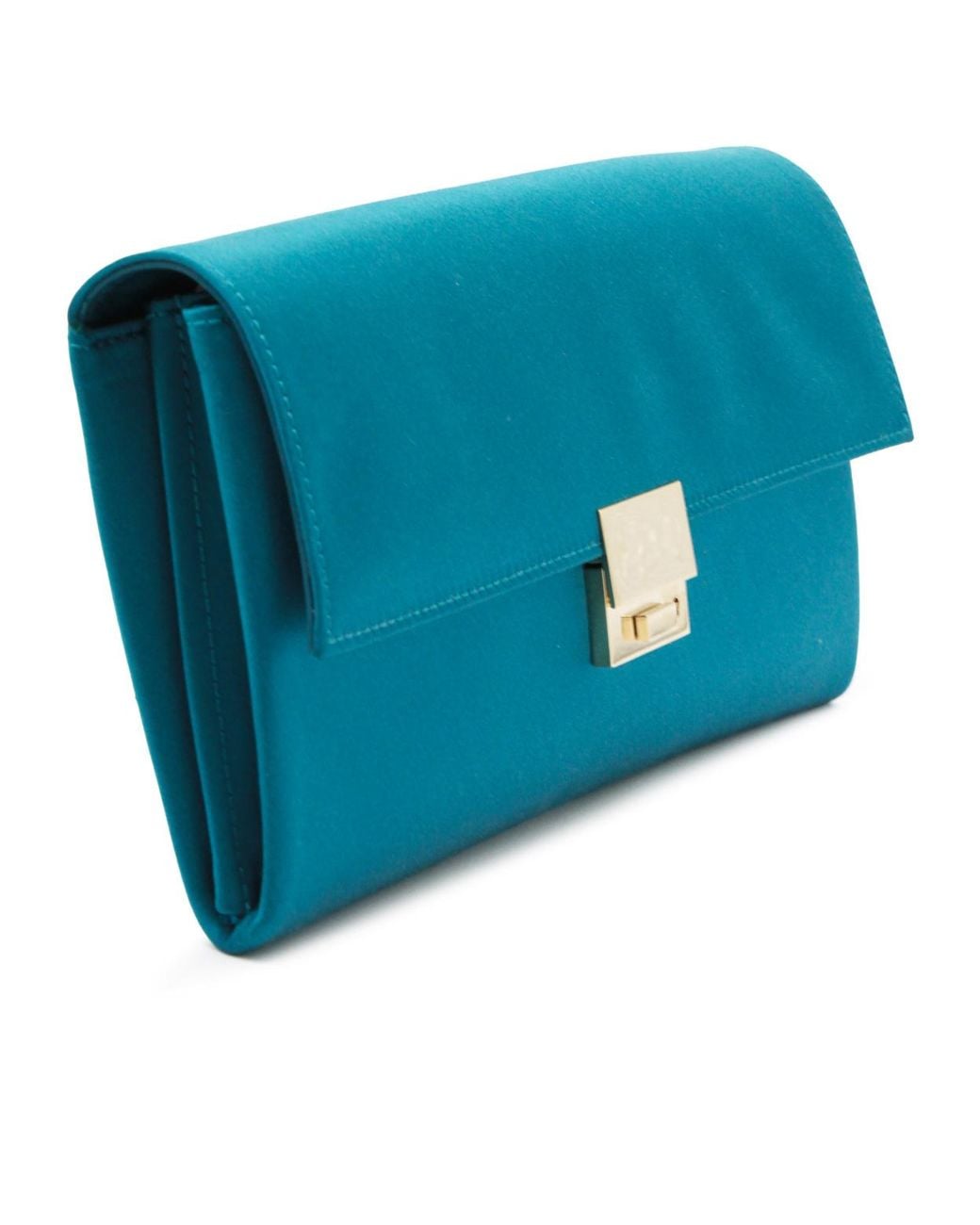 Tom Ford Blue Buckle Fastened Clutch Bag