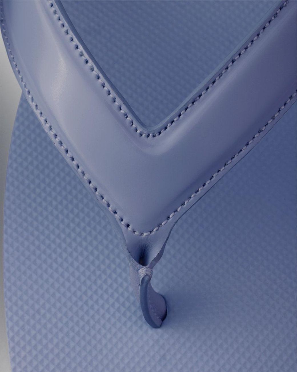 Prada Blue Logo-Detailed Flip Flops for men