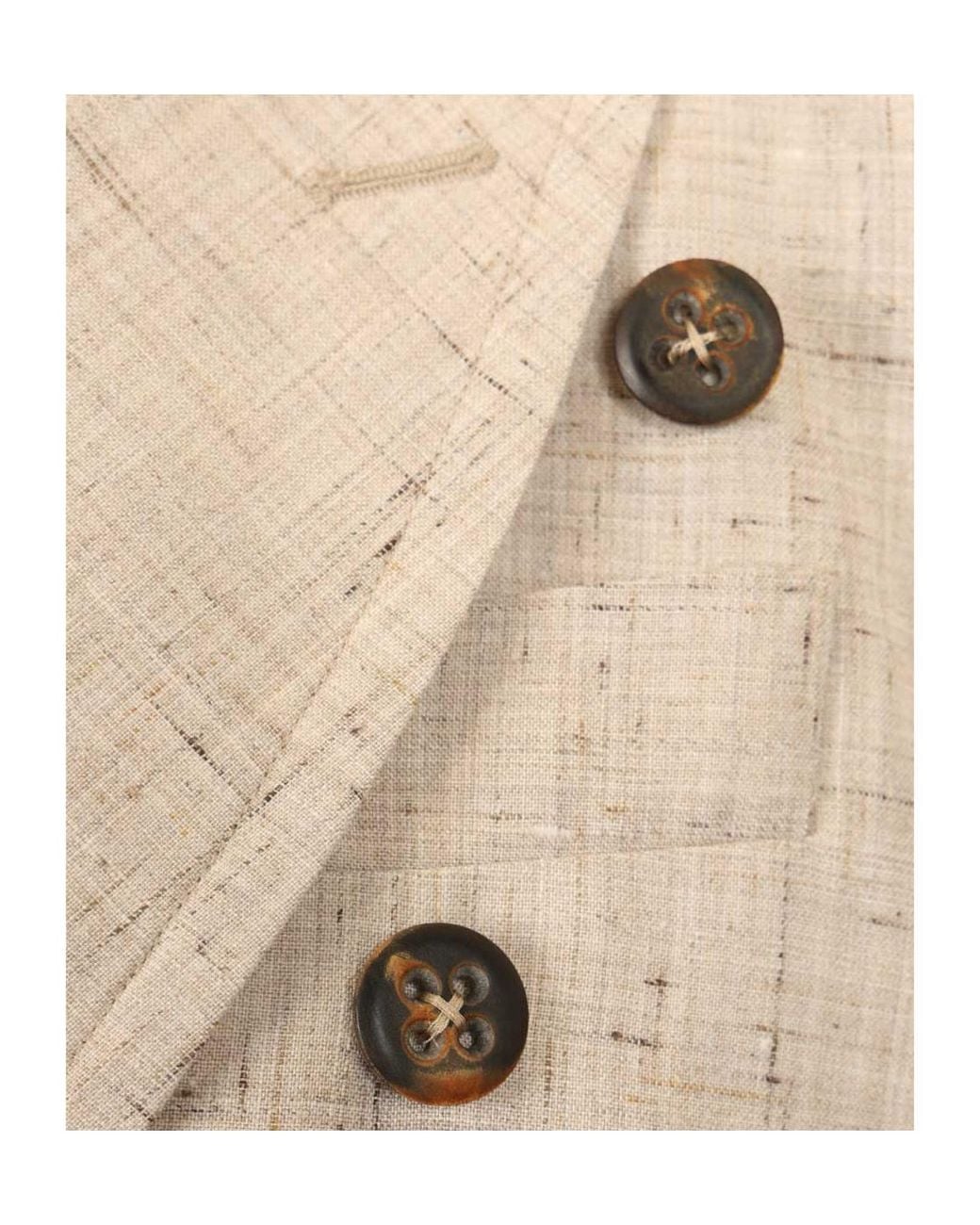 Vivienne Westwood Natural Double-Breasted Cropped Blazer