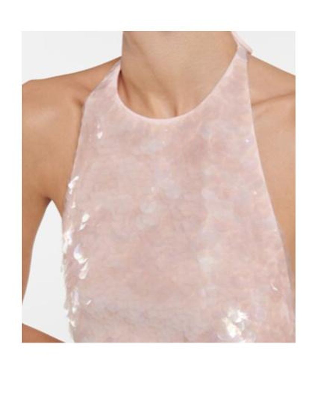 David Koma Pink Gradient Sequin Minidress