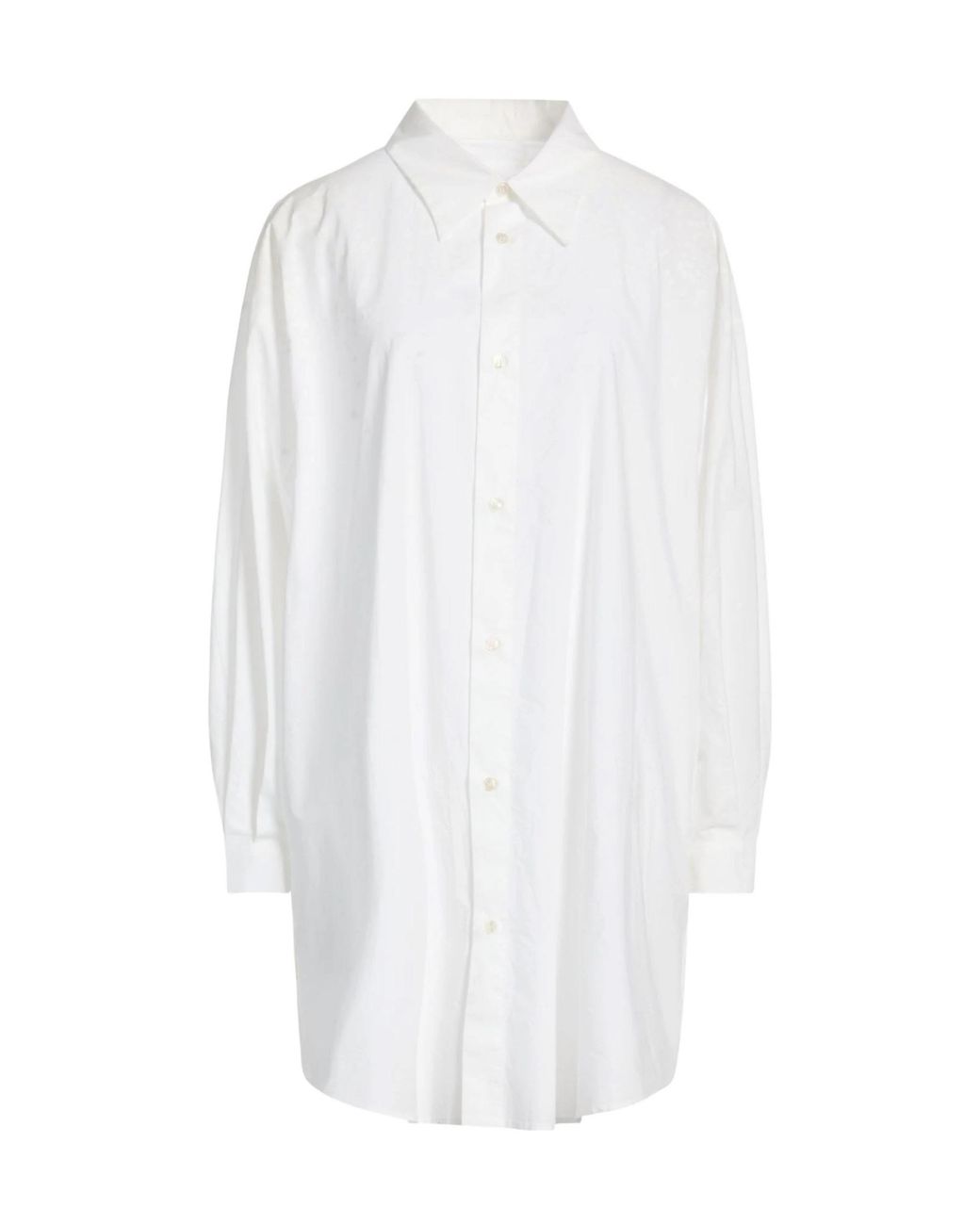 MM6 by Maison Margiela White Shirt Dresses