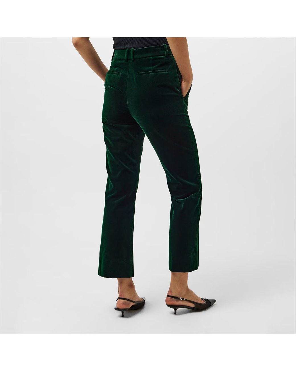 Saint Laurent Black Casual Pants With Belt Loops