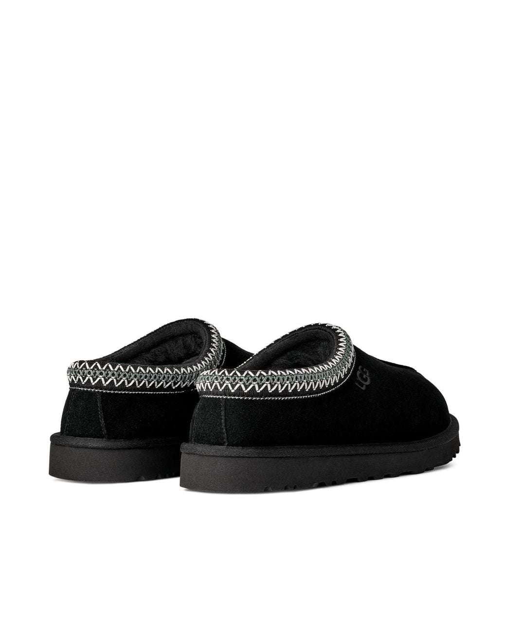 Ugg Black Tasman Logo Mules for men