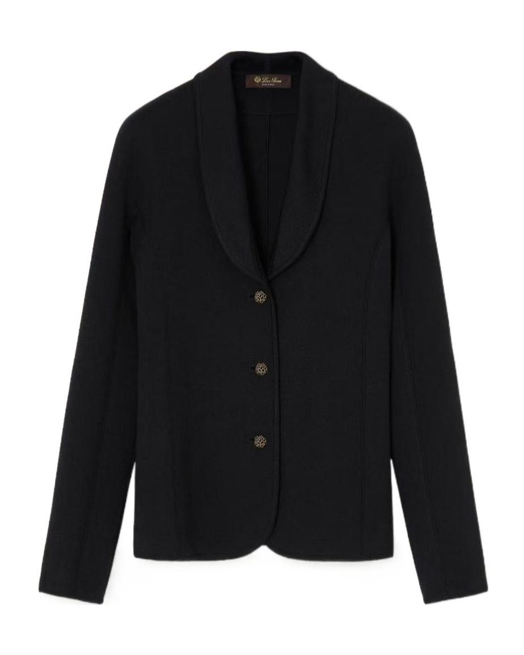 Loro Piana Black Long-Sleeved Jacket