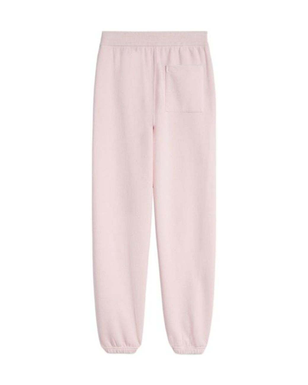 Jil Sander Pink Cotton Terry Track Pants