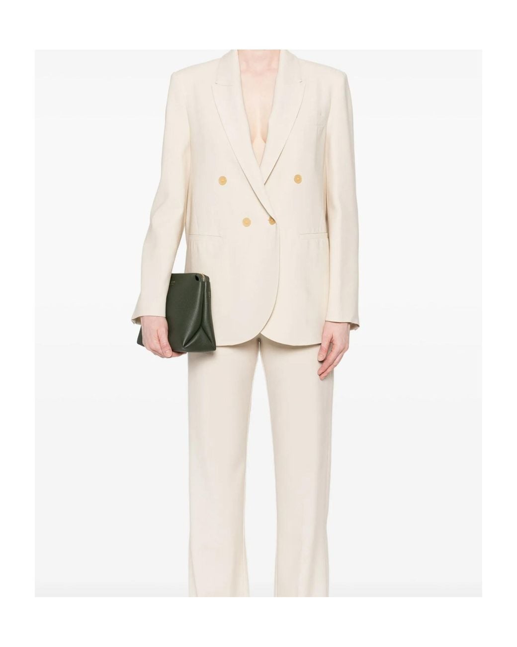 Forte_forte Natural Double-Breasted Blazer