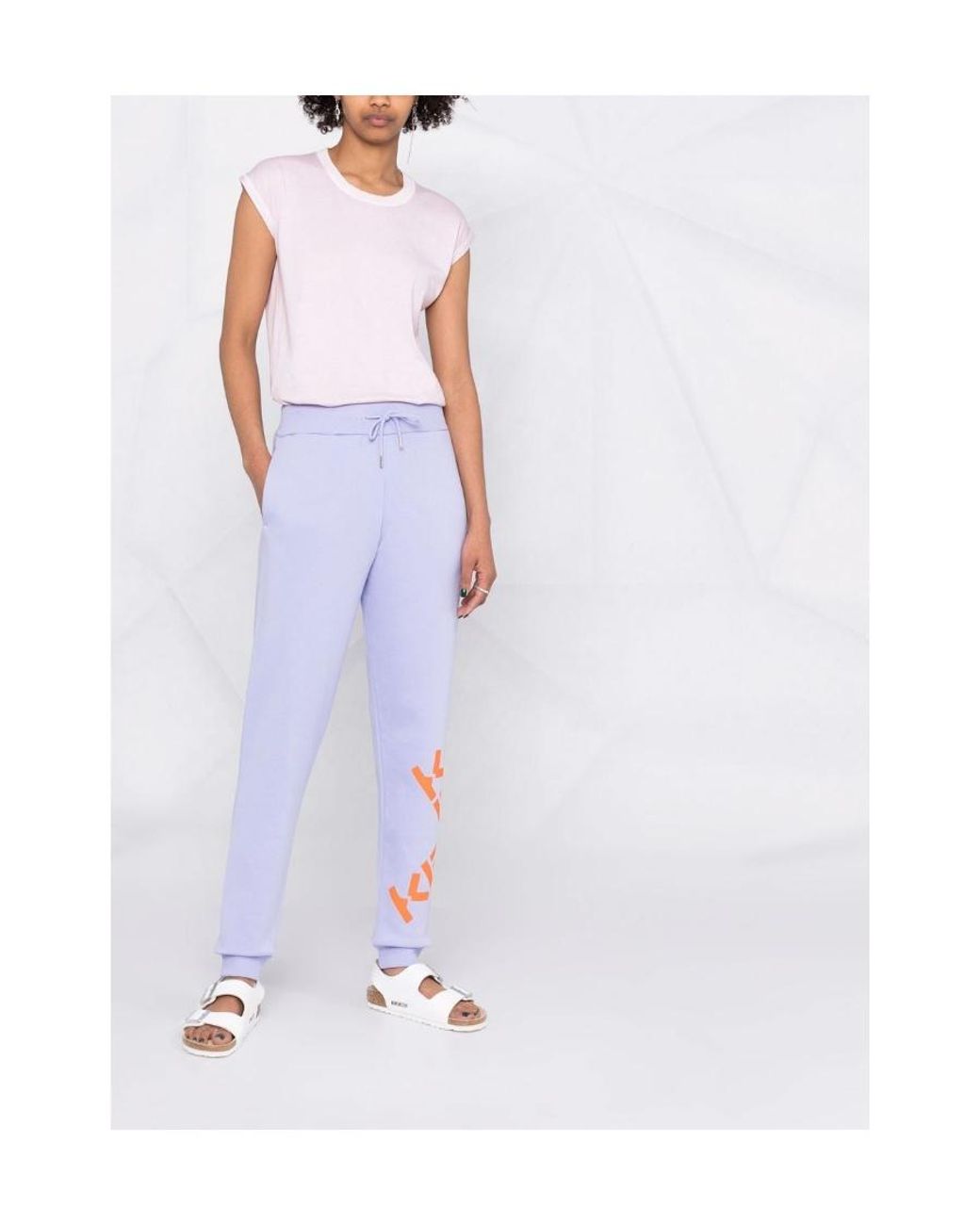 KENZO Blue Logo Sweatpants