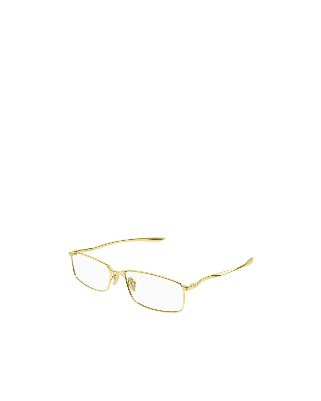 Balenciaga White Eyewear Rectangle Frame Glasses for men
