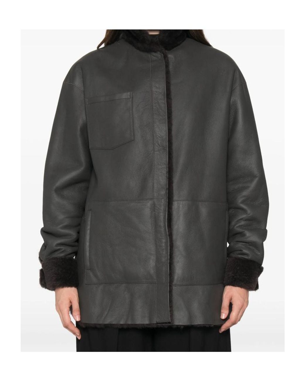 Simonetta Ravizza Black Gaby R Reversible Jacket